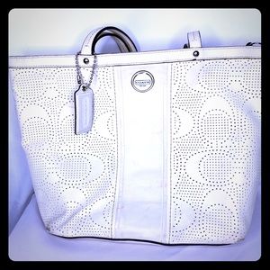 Coach Purse in white